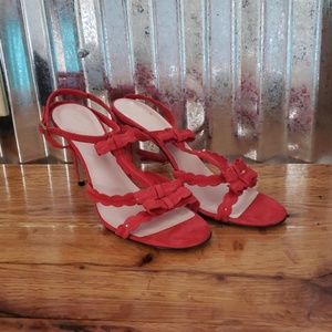 Kate Spade Strappy Red Heels